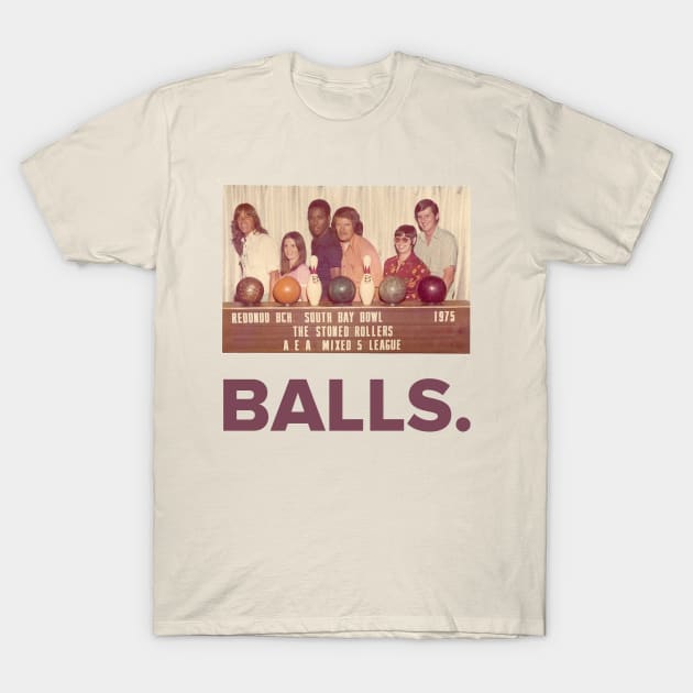 Bowling Balls. T-Shirt by shanetheboland